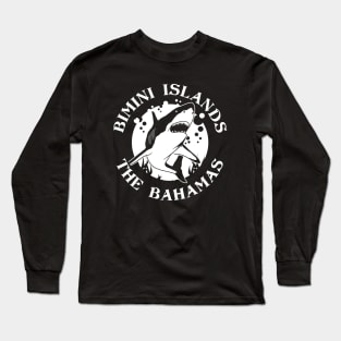 Bimini Islands The Bahamas | Shark Diving Long Sleeve T-Shirt